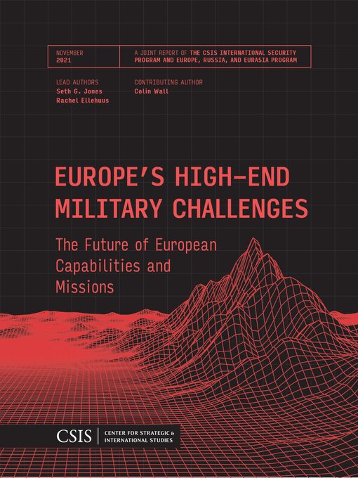 Title details for Europe's High-End Military Challenges by Seth G. Jones - Available